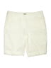 L.L.Bean Solid Ivory White Khaki Shorts Size 14 - photo 1