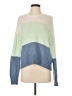 American Eagle Outfitters Color Block Blue Pullover Sweater Size S - photo 1