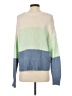 American Eagle Outfitters Color Block Blue Pullover Sweater Size S - photo 2