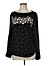 Ann Taylor LOFT 100% Polyester Black Long Sleeve Blouse Size M - photo 1
