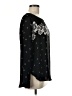 Ann Taylor LOFT 100% Polyester Black Long Sleeve Blouse Size M - photo 4