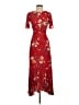 Massimo Dutti Red Casual Dress Size 2 - photo 1