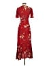 Massimo Dutti Red Casual Dress Size 2 - photo 2
