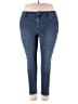 Forever 21 Plus Solid Blue Jeans Size 20 Plus - photo 1