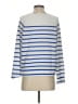 Ann Taylor LOFT 100% Acrylic Stripes Blue White Pullover Sweater Size XS - photo 2