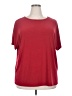 Nine West Red Short Sleeve T-Shirt Size 2X - photo 1