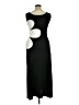 Unbranded 100% Polyester Graphic Black Casual Dress Size XL - photo 2