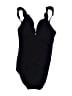 Jantzen Solid Black One Piece Swimsuit Size 8 - photo 1
