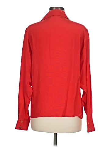 Trina Turk Long Sleeve Silk Top (view 2)