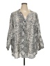 Amour Vert Gray 3/4 Sleeve Blouse Size 3X - photo 1