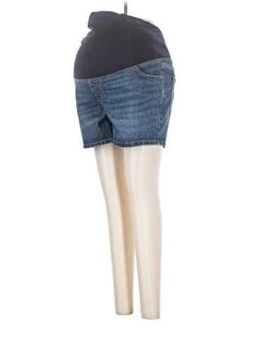 Isabel Maternity Denim Shorts (view 1)