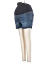 Isabel Maternity Blue Denim Shorts Size 8 Maternity - photo 1