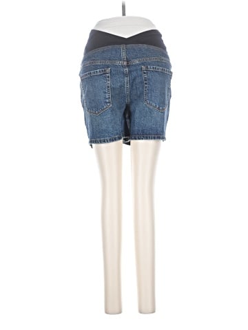 Isabel Maternity Denim Shorts (view 2)