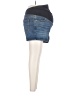 Isabel Maternity Blue Denim Shorts Size 8 Maternity - photo 4