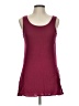 Cupio 100% Viscose Burgundy Sleeveless Top Size L - photo 1