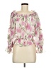 Topshop 100% Polyester Pink 3/4 Sleeve Blouse Size 8 - photo 1