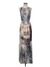 Venus Print Gray Cocktail Dress Size S - photo 1