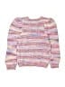 Design History 100% Acrylic Tweed Pink Pullover Sweater Size 6X - photo 2