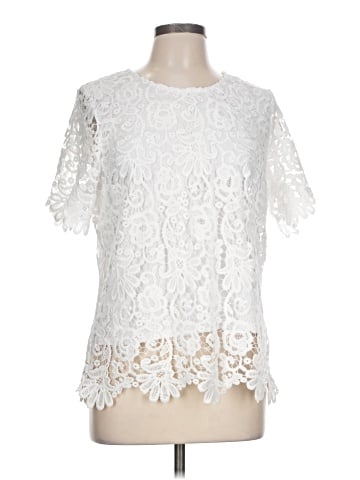 Draper's & Damon's Short Sleeve Blouse (view 1)