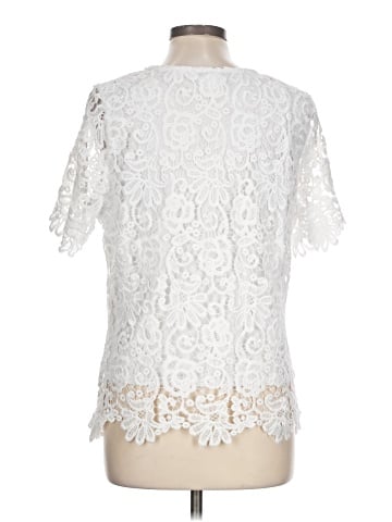 Draper's & Damon's Short Sleeve Blouse (view 2)