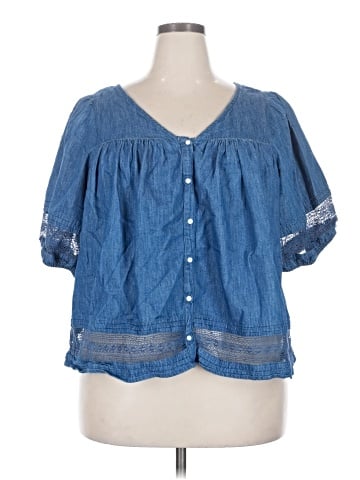 Old Navy Short Sleeve Blouse (view 1)