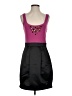 BCBG Paris 100% Polyester Hearts Pink Purple Cocktail Dress Size 4 - photo 1
