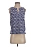 J.Crew 100% Cotton Blue Sleeveless Blouse Size 2 - photo 1