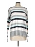 Time and Tru Stripes Silver Pullover Sweater Size L - photo 1