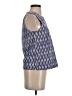 J.Crew 100% Cotton Blue Sleeveless Blouse Size 2 - photo 4