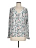 Hinge 100% Rayon Teal Long Sleeve Blouse Size M - photo 1