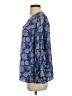 Vince Camuto 100% Polyester Blue 3/4 Sleeve Blouse Size S - photo 5