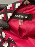 Nine West Polka Dots Burgundy Blazer Size 4 - photo 6