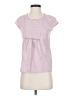 Boden 100% Cotton Pink Short Sleeve Top Size 2 - photo 1