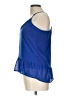 Rory Beca 100% Polyester Blue Sleeveless Blouse Size L - photo 5