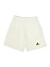 Adidas 100% Polyester Solid Ivory Athletic Shorts Size 11 - 12 - photo 1