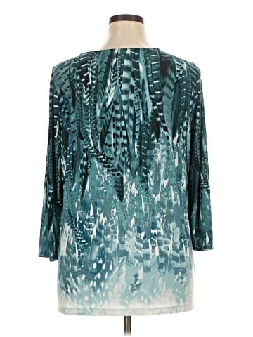 Susan Graver 3/4 Sleeve Blouse (view 2)