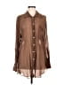 Zara Brown Long Sleeve Blouse Size M - photo 1