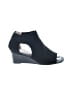 Adrienne Vittadini Black Wedges Size 6 1/2 - photo 1