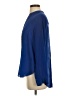 metaphor 100% Polyester Blue Long Sleeve Blouse Size S - photo 5