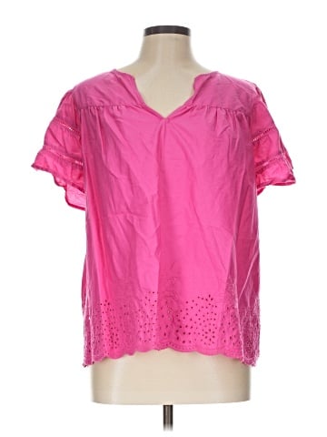Crown & Ivy Short Sleeve Blouse (view 1)