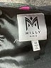 Milly Minis 100% Polyester Hearts Black Dress Size 12 - photo 3