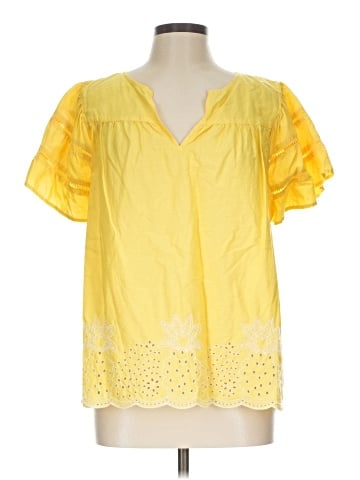 Crown & Ivy Short Sleeve Blouse (view 1)