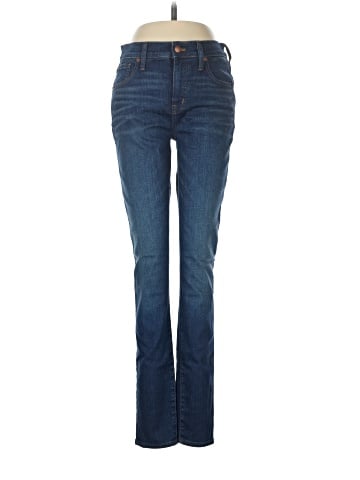 Madewell Tall 8" Skinny Jeans in Greendale Wash (view 1)