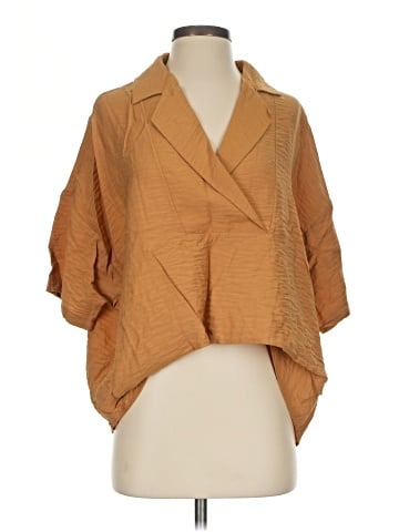 By Anthropologie 3/4 Sleeve Button-Down Shirt (view 1)
