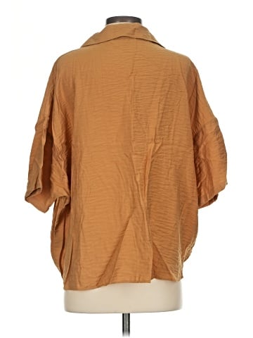 By Anthropologie 3/4 Sleeve Button-Down Shirt (view 2)