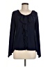 Perseption Blue Long Sleeve Blouse Size M (estimated) - photo 1