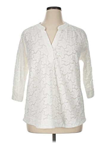 Nic + Zoe 3/4 Sleeve Blouse (view 1)
