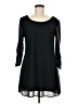 Speechless Solid Black Casual Dress Size M - photo 1