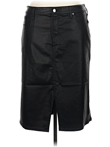 Chico's Faux Leather Skirt (view 1)