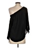 Express Outlet 100% Polyester Black 3/4 Sleeve Blouse Size S - photo 2